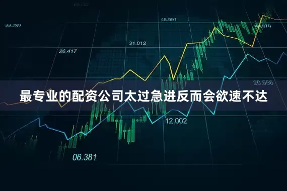 最专业的配资公司太过急进反而会欲速不达