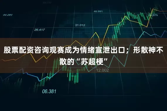 股票配资咨询观赛成为情绪宣泄出口；形散神不散的“苏超梗”
