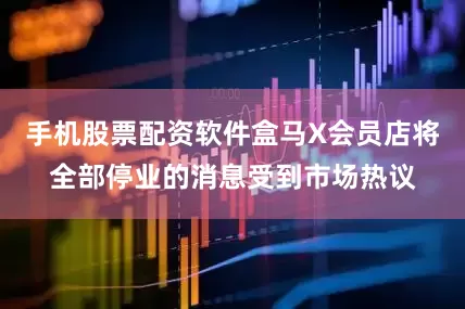 手机股票配资软件盒马X会员店将全部停业的消息受到市场热议
